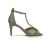 Perfect Bridal Ali Shoe – Olive Satin -Bridal Supply Store Ali Olive scaled 1