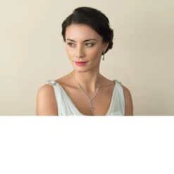 Ivory And Co Andorra Necklace 7 Ivory And Co Andorra Necklace -Bridal Supply Store Andorra model 2 3 1