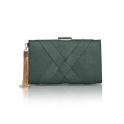 Perfect Bridal Anise Bag – Forest Green Ultra Suede