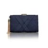 Perfect Bridal Anise Bag – Navy Ultra Suede -Bridal Supply Store Anise Navy scaled 1