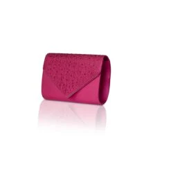 Perfect Bridal Anya Bridal Bag – Fuschia Satin/Diamante