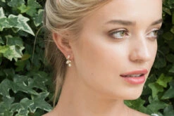 Ivory And Co Aphrodite Gold Earrings -Bridal Supply Store Aphrodite P and E Gold Model 5