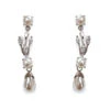 Ivory And Co Belgravia Cubic Zirconia And Pearl Earrings -Bridal Supply Store BelgraviaEpair