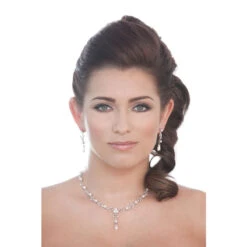 Ivory And Co Belgravia Cubic Zirconia And Pearl Earrings -Bridal Supply Store Belgravia Necklace and belgravia earrings 1