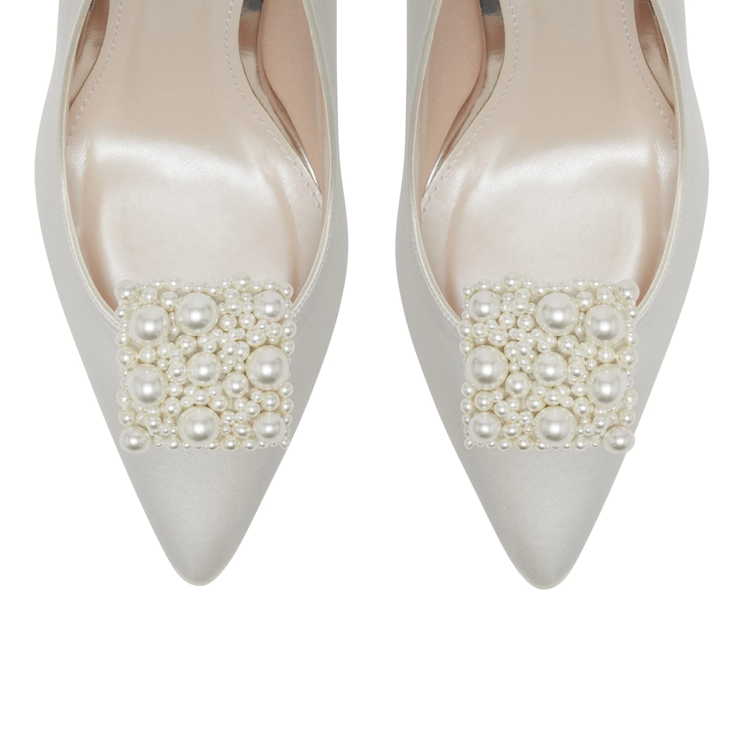 Rainbow Camille Shoe Clip – Ivory Pearl 4 Rainbow Camille Shoe Clip – Ivory Pearl - Image 2