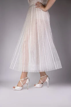 Perfect Bridal Charlotte Shoes – Ivory Satin -Bridal Supply Store Charlotte1U8A0797 Edit