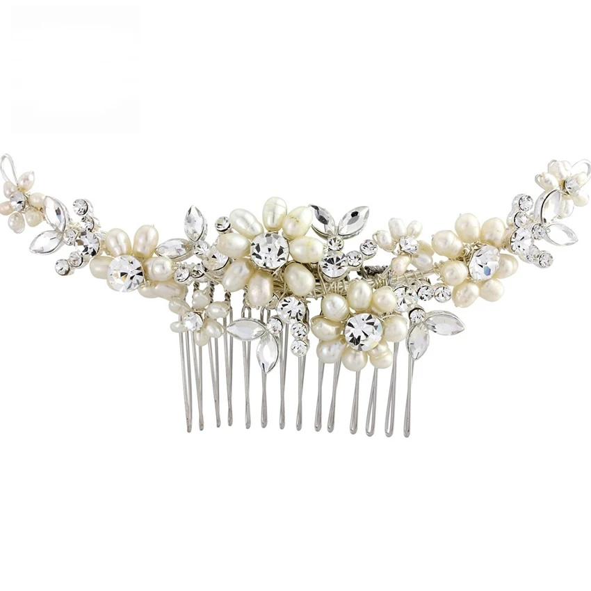 Chloe Pearl Wedding Comb 3 Chloe Pearl Wedding Comb