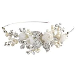 Clara Fabric Rose Headband