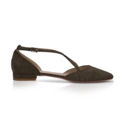 Perfect Bridal Davina Shoes – Olive Ultrasuede