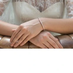 Ivory And Co Elegance Rose Gold Bracelet -Bridal Supply Store Elegance Rose Model 1 5 1