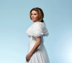 Poirier Elegant Feather Bolero 7 Poirier Elegant Feather Bolero -Bridal Supply Store Elegant 2