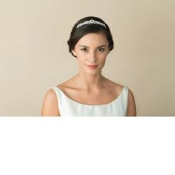 Ivory And Co Emily Headband -Bridal Supply Store Emily model 1 6 1