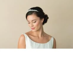 Ivory And Co Emily Headband -Bridal Supply Store Emily model 4 7 1