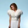 Poirier Exquisite Marabou Feather Collar 1 Poirier Exquisite Marabou Feather Collar -Bridal Supply Store Exquisite
