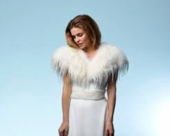 Poirier Exquisite Marabou Feather Collar