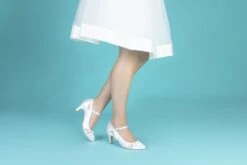 Perfect Bridal Faye Shoes – Ivory Satin/ Lace -Bridal Supply Store Faye 292A2411 scaled 1