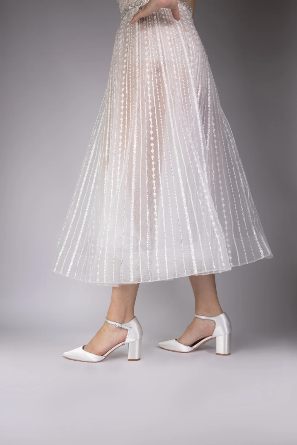 Perfect Bridal Freya Shoes – Ivory Satin 5 Perfect Bridal Freya Shoes – Ivory Satin - Image 3