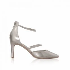 Perfect Bridal Harley Shoes – Silver Faux Leather