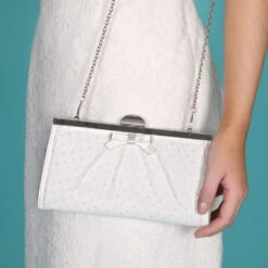 Perfect Bridal Willlow Bag – Satin/Spot Mesh -Bridal Supply Store IMG 1914