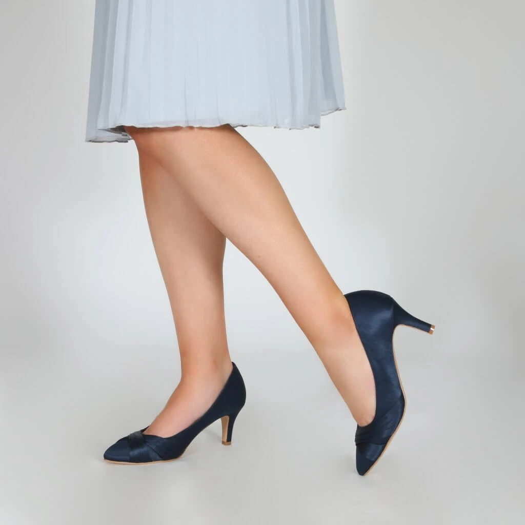 Perfect Bridal Sally Shoes – Navy 4 Perfect Bridal Sally Shoes – Navy - Image 2