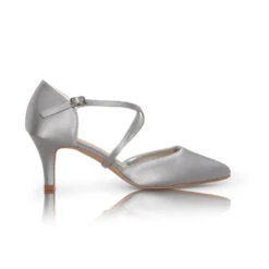 Perfect Bridal Sonya Shoes – Silver Satin