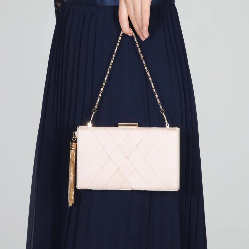 Perfect Bridal Anise Bag – Blush Ultra Suede 5 Perfect Bridal Anise Bag – Blush Ultra Suede - Image 3