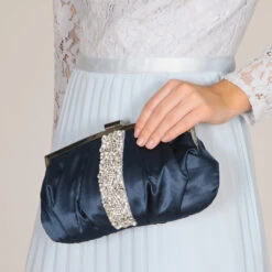 Perfect Bridal Saffron Bag – Navy -Bridal Supply Store IMG 2102