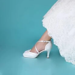 Perfect Bridal Isobel Shoes – Ivory Lace -Bridal Supply Store Isobel Lace 292A0912 scaled 1