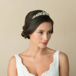 Ivory And Co Cassidy Gold Tiara -Bridal Supply Store Ivory and co cassidy 1 gold tiara 4 1