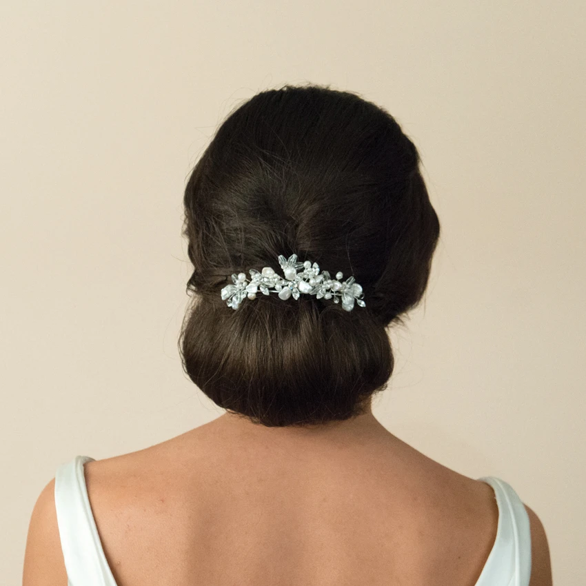 Ivory And Co Freshwater Pearl Comb 9 Ivory And Co Freshwater Pearl Comb - Image 7