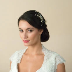 Ivory And Co Gold Pearl Spray Hair Comb -Bridal Supply Store Ivory and co gold pearl 1 spray hair comb 4 1