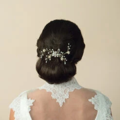 Ivory And Co Gold Pearl Spray Hair Comb -Bridal Supply Store Ivory and co gold pearl 5 spray hair comb 4 1