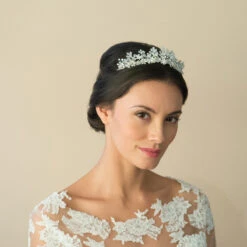 Ivory And Co Laluna Pearl Tiara -Bridal Supply Store Ivory and co laluna pearl tiara