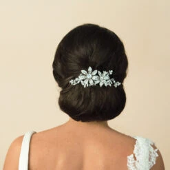 Ivory And Co Lotus Hair Comb -Bridal Supply Store Ivory and co lotus 3 hair comb 4 1