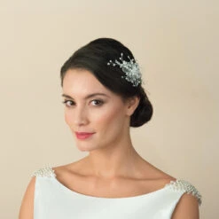 Ivory And Co Magnolia Hair Flower -Bridal Supply Store Ivory and co magnolia 5 hair flower