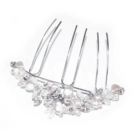 Ivory And Co Freshwater Pearl Comb 3 Ivory And Co Freshwater Pearl Comb