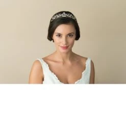 Ivory And Co Jocelyn Tiara -Bridal Supply Store Jocelyn model 1 4 1