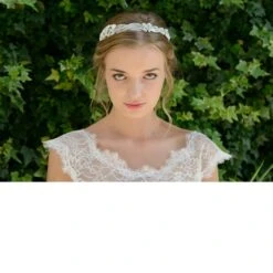 Ivory And Co Katya Silver Hairvine -Bridal Supply Store Katya Model 1 3 1