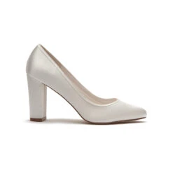 Rainbow Club Keily Shoes – Ivory Satin -Bridal Supply Store Keily Ivory Satin