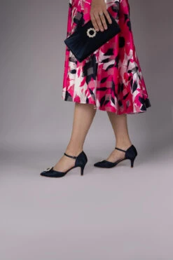 Perfect Bridal Kitty Shoes – Navy Satin -Bridal Supply Store Kitty and Harlow Navy1U8A0311 Edit
