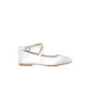 Perfect Bridal Kids – Lena Communion Shoes – White Satin -Bridal Supply Store Lena Satin 292A8448