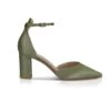 Perfect Bridal Liberty Shoes – Olive Satin -Bridal Supply Store Liberty Olive scaled 1