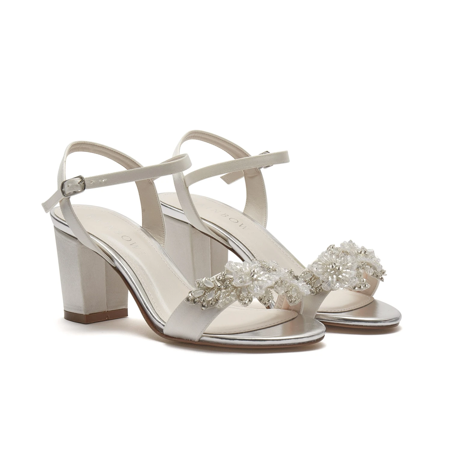 Rainbow Club Mia Shoe – Ivory Satin