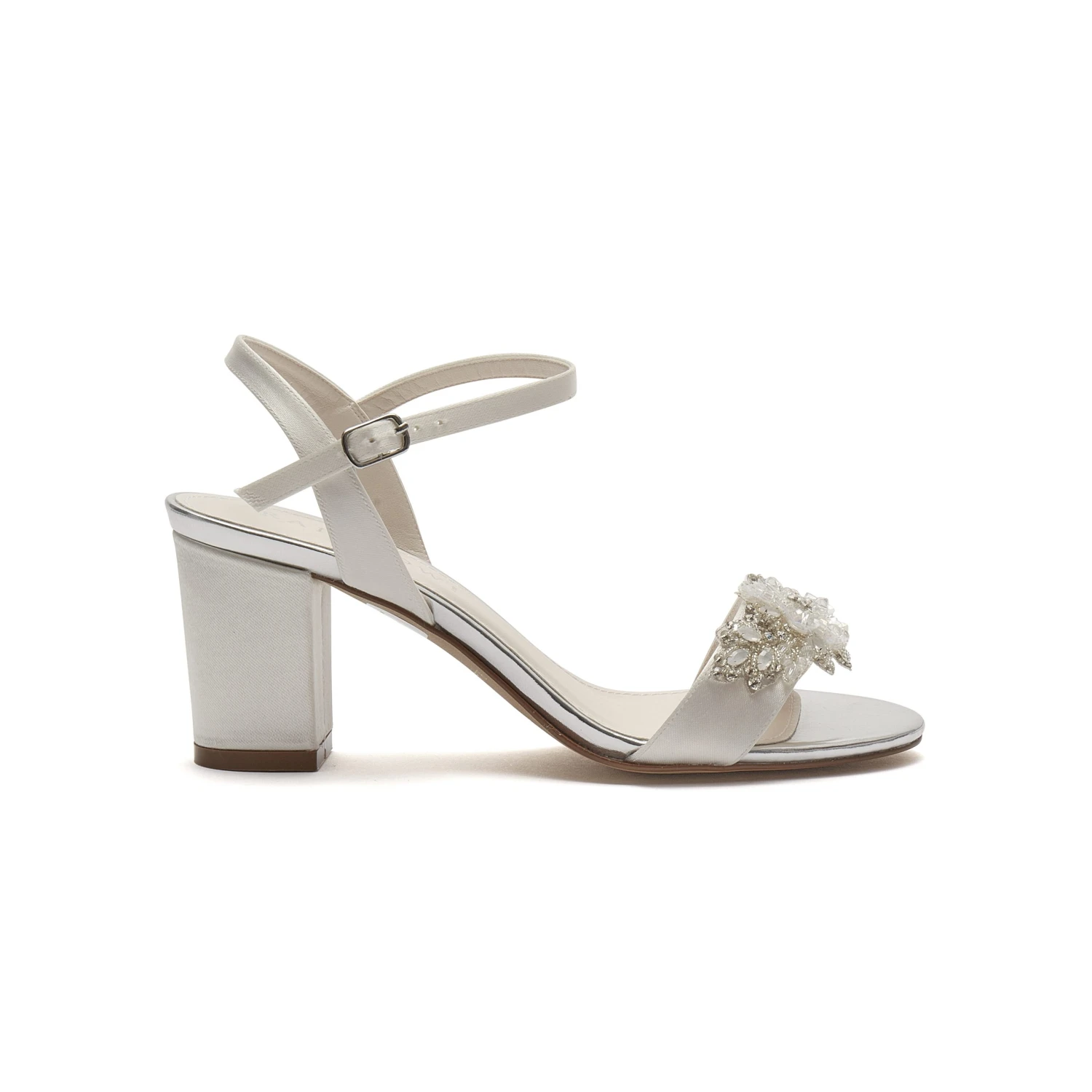 Rainbow Club Mia Shoe – Ivory Satin 5 Rainbow Club Mia Shoe – Ivory Satin - Image 3