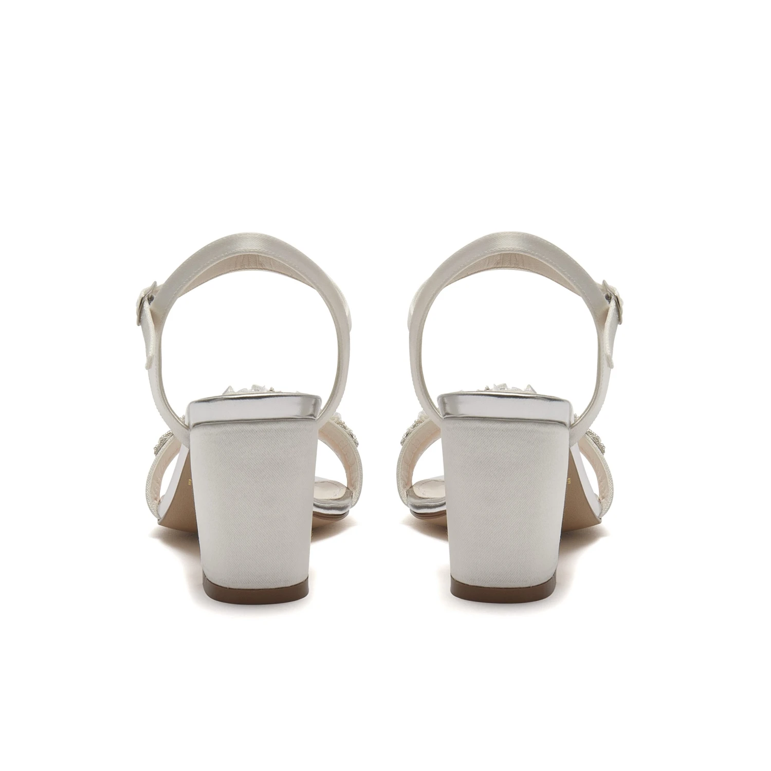 Rainbow Club Mia Shoe – Ivory Satin 4 Rainbow Club Mia Shoe – Ivory Satin - Image 2