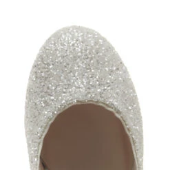 Rainbow Club Madeline Mary Jane Shoes – Snow Glitter -Bridal Supply Store Madeline Ivory Snow Glitter Toe