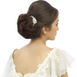 Marcia Luxe Wedding Hair Pin 7 Marcia Luxe Wedding Hair Pin -Bridal Supply Store Marcia bridal hair pins model 4 1