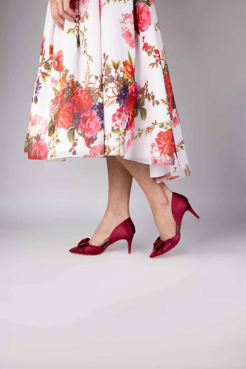 Perfect Bridal Margo Shoes – Berry Satin 5 Perfect Bridal Margo Shoes – Berry Satin - Image 3