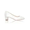 Perfect Bridal Melanie Shoes – Ivory Satin – Wide Fit -Bridal Supply Store Melanie Satin scaled 1