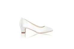 Perfect Bridal Melanie Shoes – Ivory Satin – Wide Fit